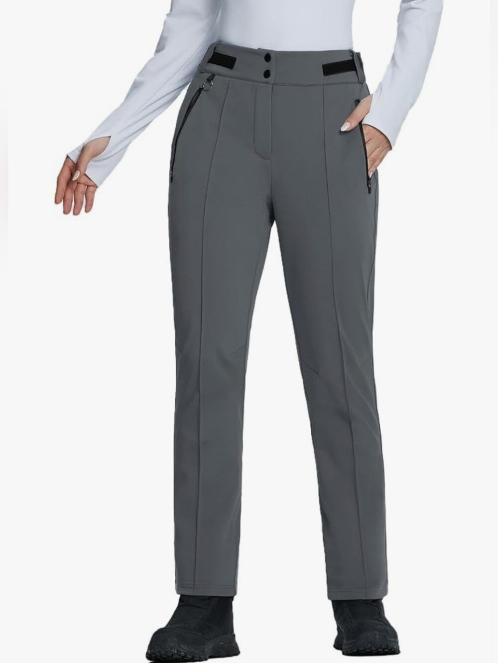 Baleaf Womens Snowpants Fleece Lined S
